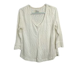 Saturday Sunday Ivory Knit Tunic Top